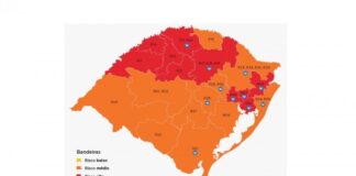 PELOTAS VOLTA A FICAR LARANJA NA AVALIAÇÃO PRELIMINAR E DECISÃO DEFINITIVA SAI NA SEGUNDA-FEIRA