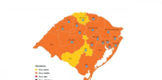 APÓS UMA SEMANA EM AMARELA PELOTAS RETORNA À BANDEIRA LARANJA COM ELEVADOS ÍNDICES DE INTERNAÇÕES E OCUPAÇÃO DE UTIs