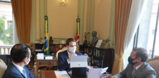 GOVERNADOR RECEBE NOVO PRESIDENTE DA FEDERASUL