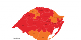 ESTADO DIVULGA BANDEIRA E FAZ ALERTAS SOBRE COVID-19
