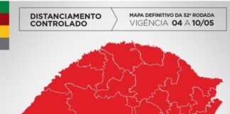 RS EM BANDEIRA VERMELHA ATÉ 10 DE MAIO