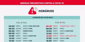 EXPRESSO EMBAIXADOR ATUALIZA HORÁRIOS PELOTAS – PORTO ALEGRE – PELOTAS