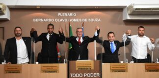 MARCOS FERREIRA (PTB) ELEITO PRESIDENTE DA CÂMARA DE VEREADORES DE PELOTAS