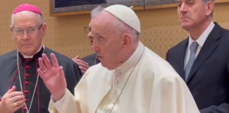 DOM JACINTO E EPISCOPADO GAÚCHO REÚNEM-SE COM O PAPA FRANCISCO