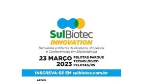 EVENTO INÉDITO SULBIOTEC INNOVATION ACONTECE NESTA QUINTA-FEIRA, 23.03, EM PELOTAS