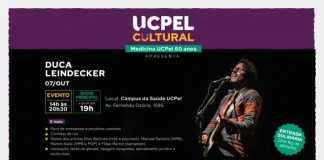 CURSO DE MEDICINA DA UCPEL CELEBRA 60 ANOS NESTE SÁBADO, COM SHOW GRATUITO DE DUCA LEINDECKER