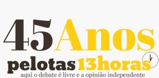 TREZE HORAS 45 ANOS – MENSAGENS RECEBIDAS