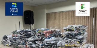 ROUPAS APREENDIDAS PELA RECEITA FEDERAL EM PELOTAS SÃO ENCAMINHADAS PARA VÍTIMAS DA ENCHENTE NO RS