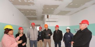 DIREÇÃO DO SINDICATO MÉDICO DO RS VISITA OBRAS DO NOVO PS DE PELOTAS