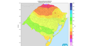 CHUVA DEVE DAR TRÉGUA NO FIM DE SEMANA NO RS
