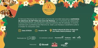 COMEÇA NESTA QUINTA-FEIRA A FEIRA DO LIVRO DE PELOTAS