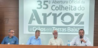 TREZE HORAS ESPECIAL DIRETO DO ESTANDE PLANFER DA ABERTURA DA COLHEITA DO ARROZ