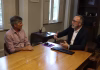 REITOR DA UCPEL RECEBE A VISITA DO PREFEITO FERNANDO MARRONI
