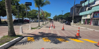 PROÍBIDO BICICLETAS NO CALÇADÃO DA PRAIA DO LARANJAL E NA ZONA CENTRAL DA CIDADE