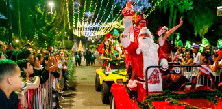 CHEGADA DO PAPAI NOEL NESTA SEGUNDA MARCA ABERTURA DO PELOTAS DOCE NATAL