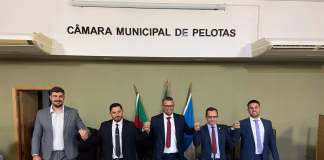 NOVA MESA DIRETORA DA CÂMARA DE PELOTAS TOMA POSSE PARA 2026