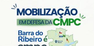 MOBILIZAÇÃO EM DEFESA DA CMPC REUNIRÁ COMUNIDADE NESTA QUINTA-FEIRA (28/05) EM BARRA DO RIBEIRO